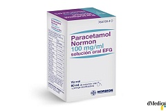 Normon lanza una nueva referencia de Paracetamol indicada para niños, Paracetamol Normon 100mg/ml solución oral EFGG, 60 ml